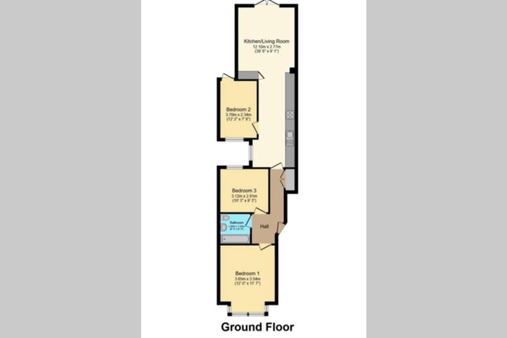 Contemporary 3 Bed Apartment In Hendon Central. Bagian luar foto